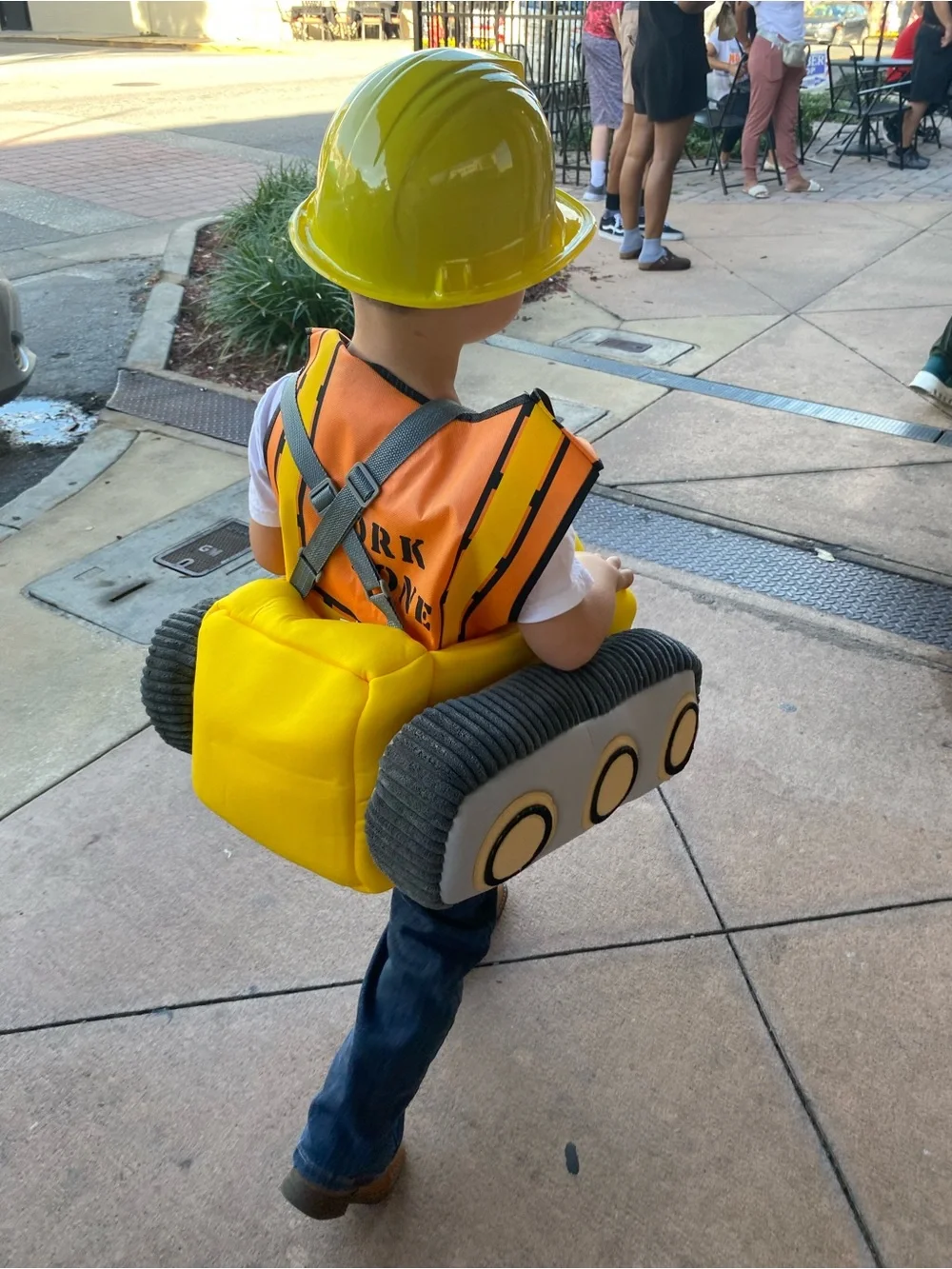 Kids Yellow Excavator Costume